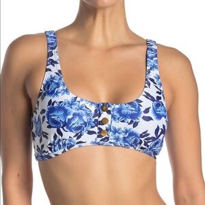 Nicole Miller Floral Bikini Top